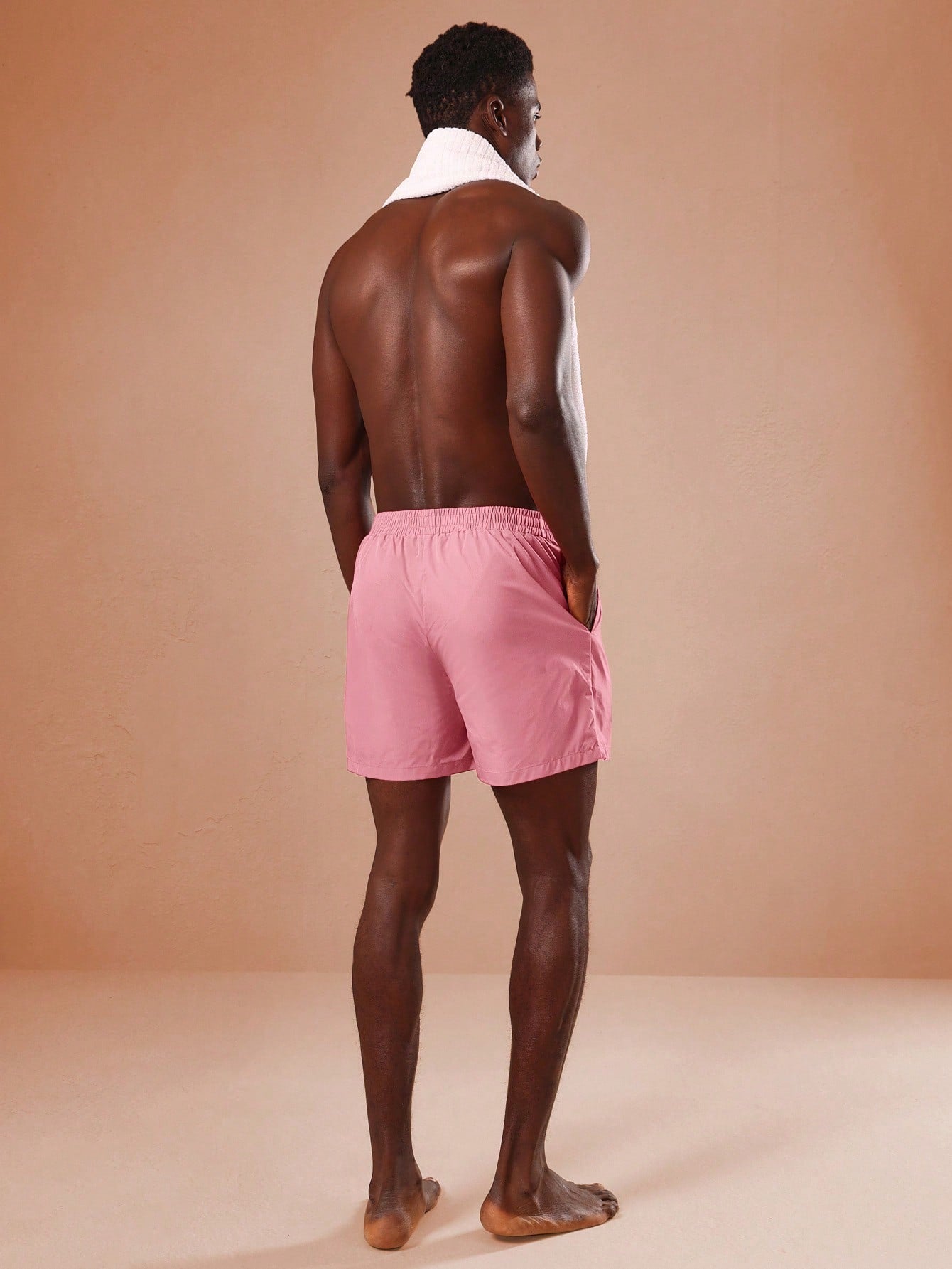 Loose Fit Graphic Print Beach Boardshorts