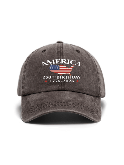 Unisex Vintage Washed Adjustable Trucker Baseball Cap