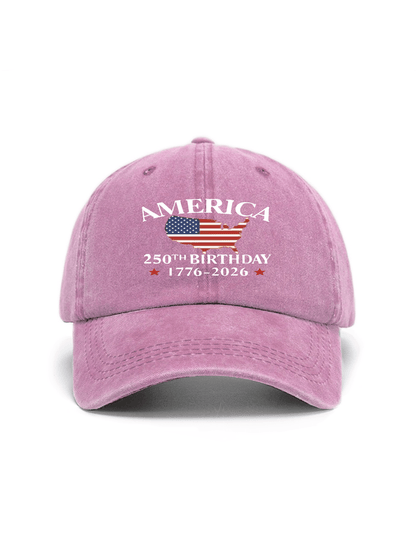 Unisex Vintage Washed Adjustable Trucker Baseball Cap