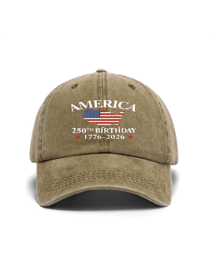 Unisex Vintage Washed Adjustable Trucker Baseball Cap