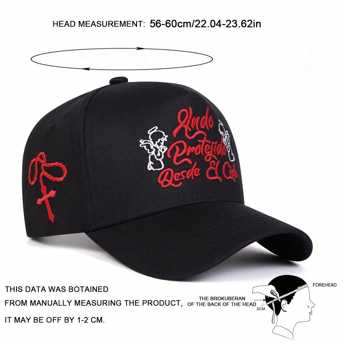 Protejido Angel Embroidered Five-Panel Trucker Hat