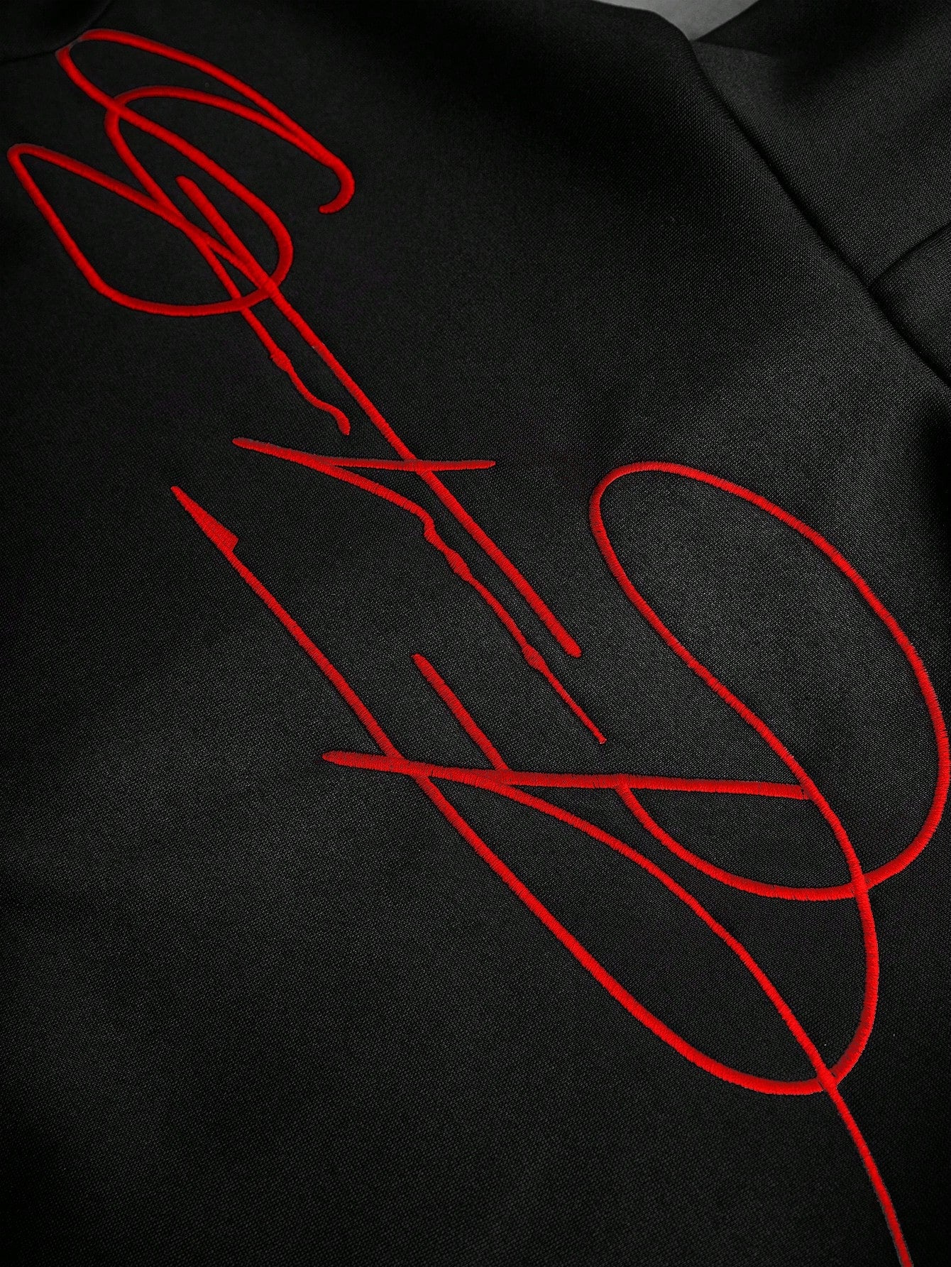Men's Y2K Graphic Embroidered Zip Hoodie