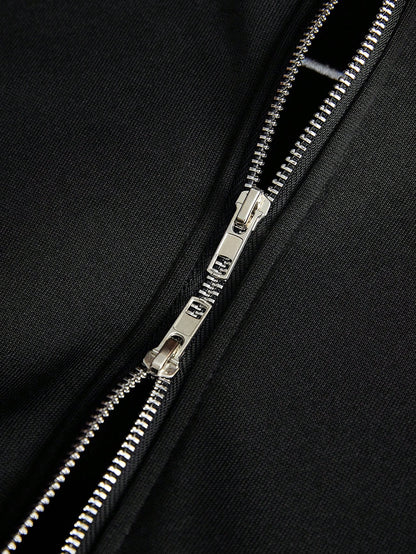 Men's Y2K Graphic Embroidered Zip Hoodie