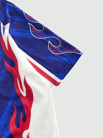 World Cup France Print Short Sleeve Tee