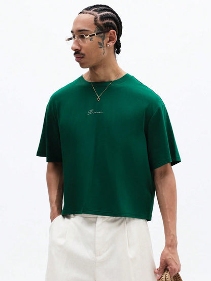 Studios Peach Print Boxy Fit Graphic Tee