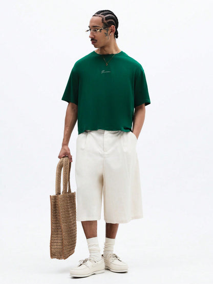 Studios Peach Print Boxy Fit Graphic Tee