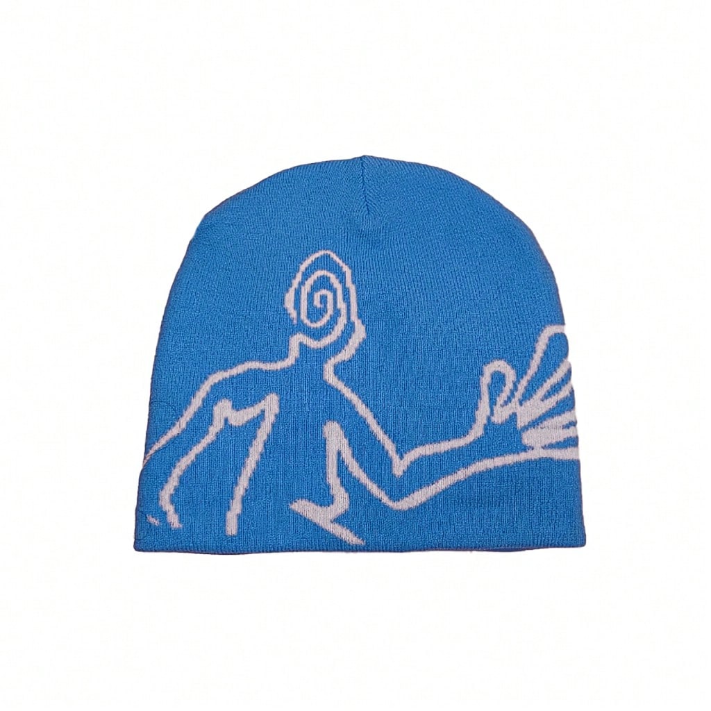 Abstract Modern Art Spiral Knit Hat Street Fashion