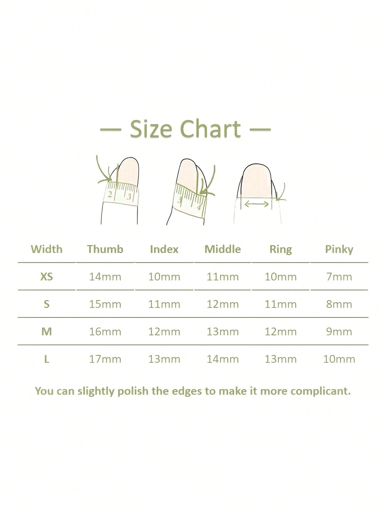 Anime 10pcs Y2K Heart & Star Press-On Nails