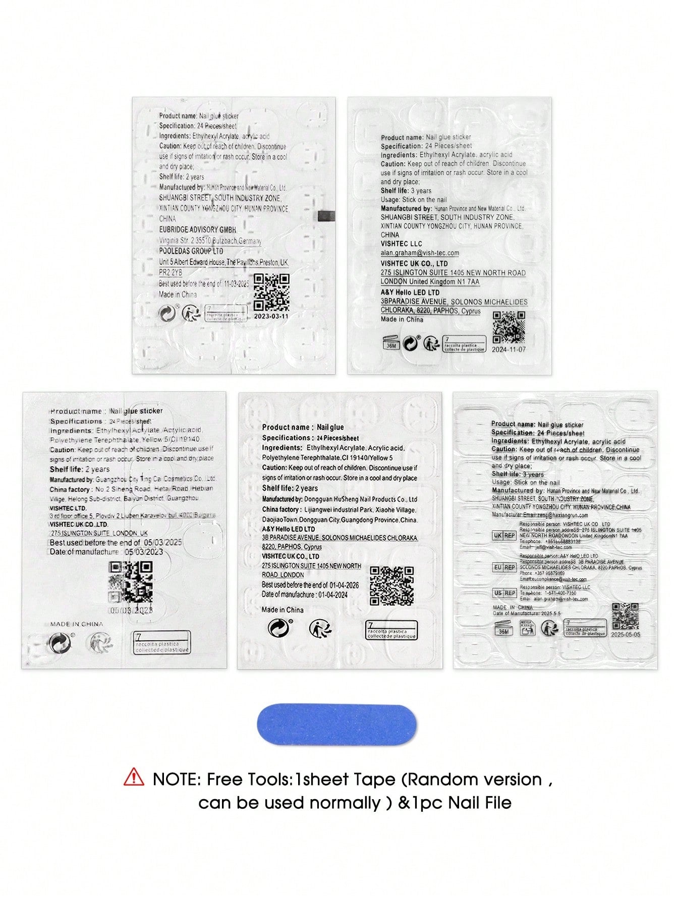 Ramadan Milk Tea Star & Bow Press On Nails