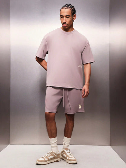 PLAYBOY X SUMWON Oversized T-Shirt & Shorts Set