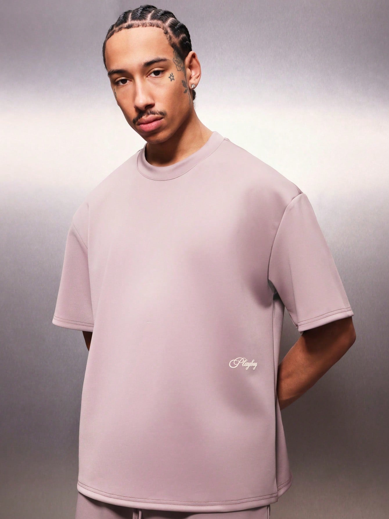 PLAYBOY X SUMWON Oversized T-Shirt & Shorts Set
