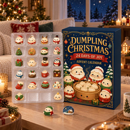 Dumpling Christmas Advent Calendar: 24-Day Blind Box Charms
