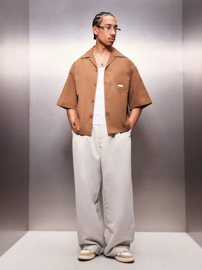 PLAYBOY X SUMWON Men’s Cropped Reviere Collar Shirt