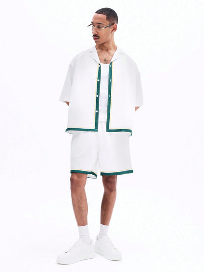 Capri Italia Scenic Summer Shirt and Shorts Set