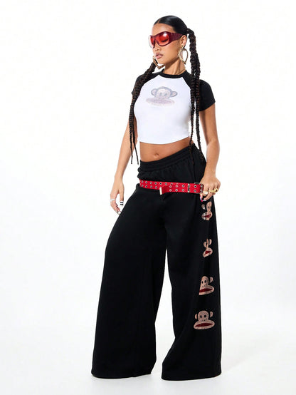 Rhinestone Raglan Baby Tee