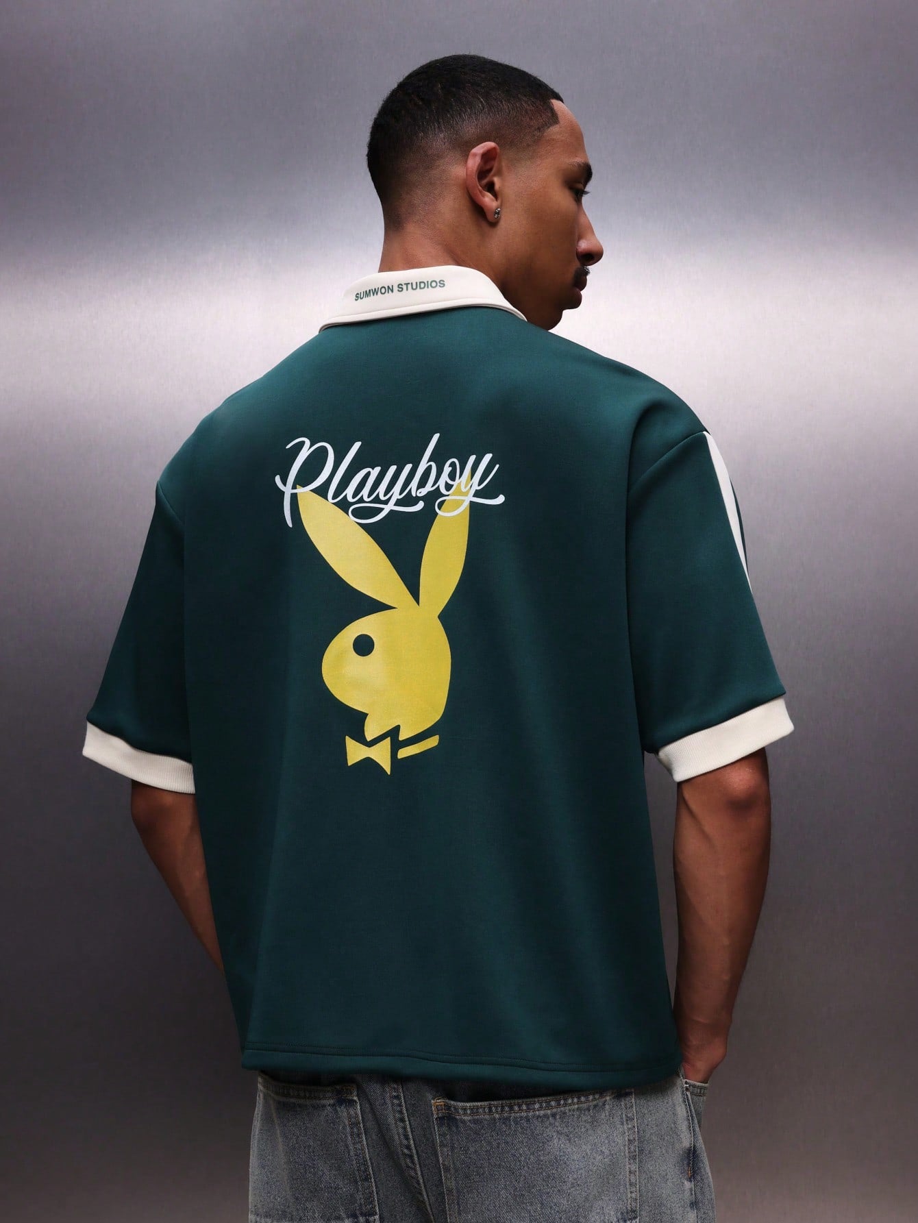 Brasil Logo Forest Green Bunny Polo Shirt
