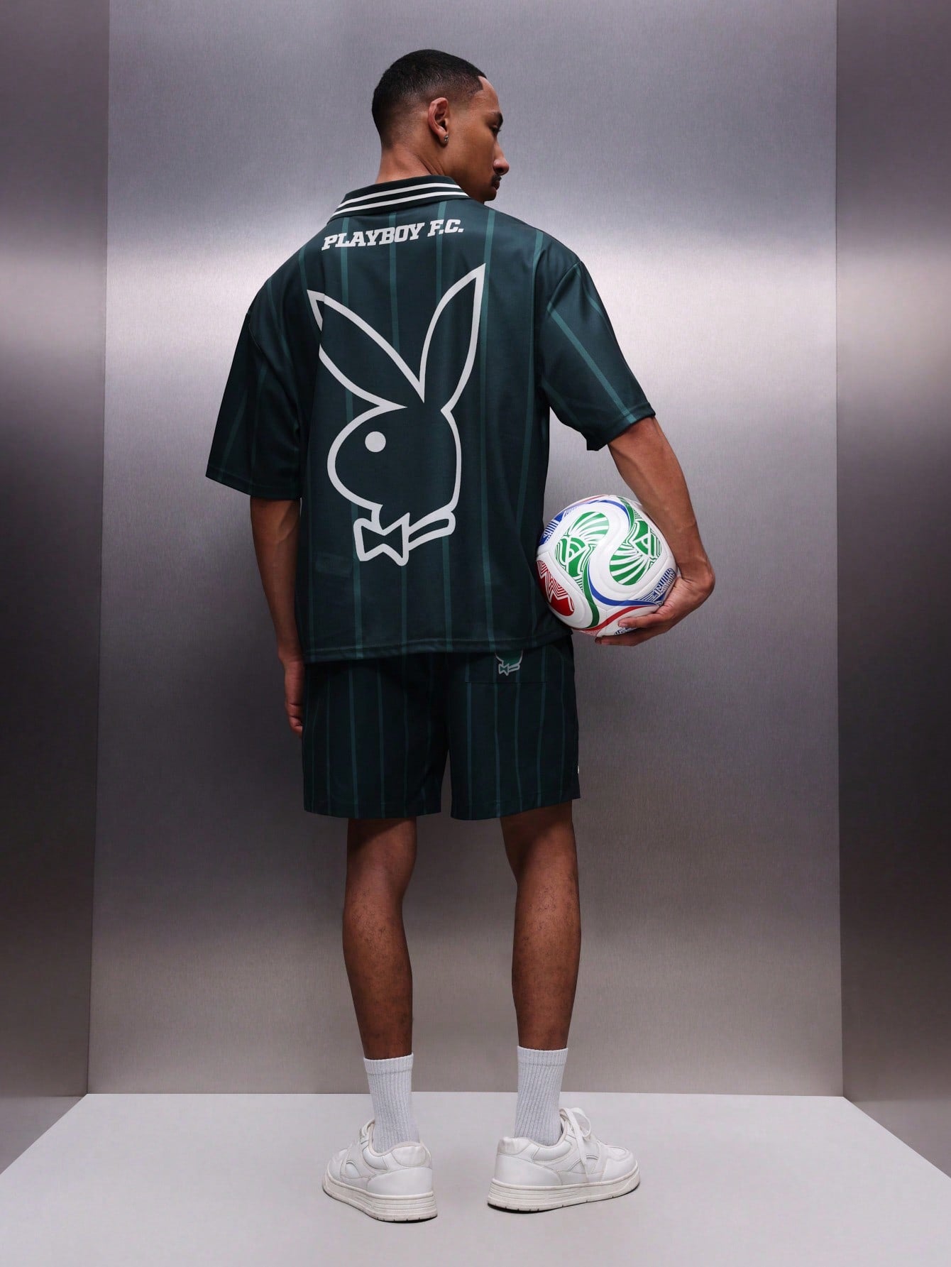 Men's BUNNY Football Jersey Polo Shirt