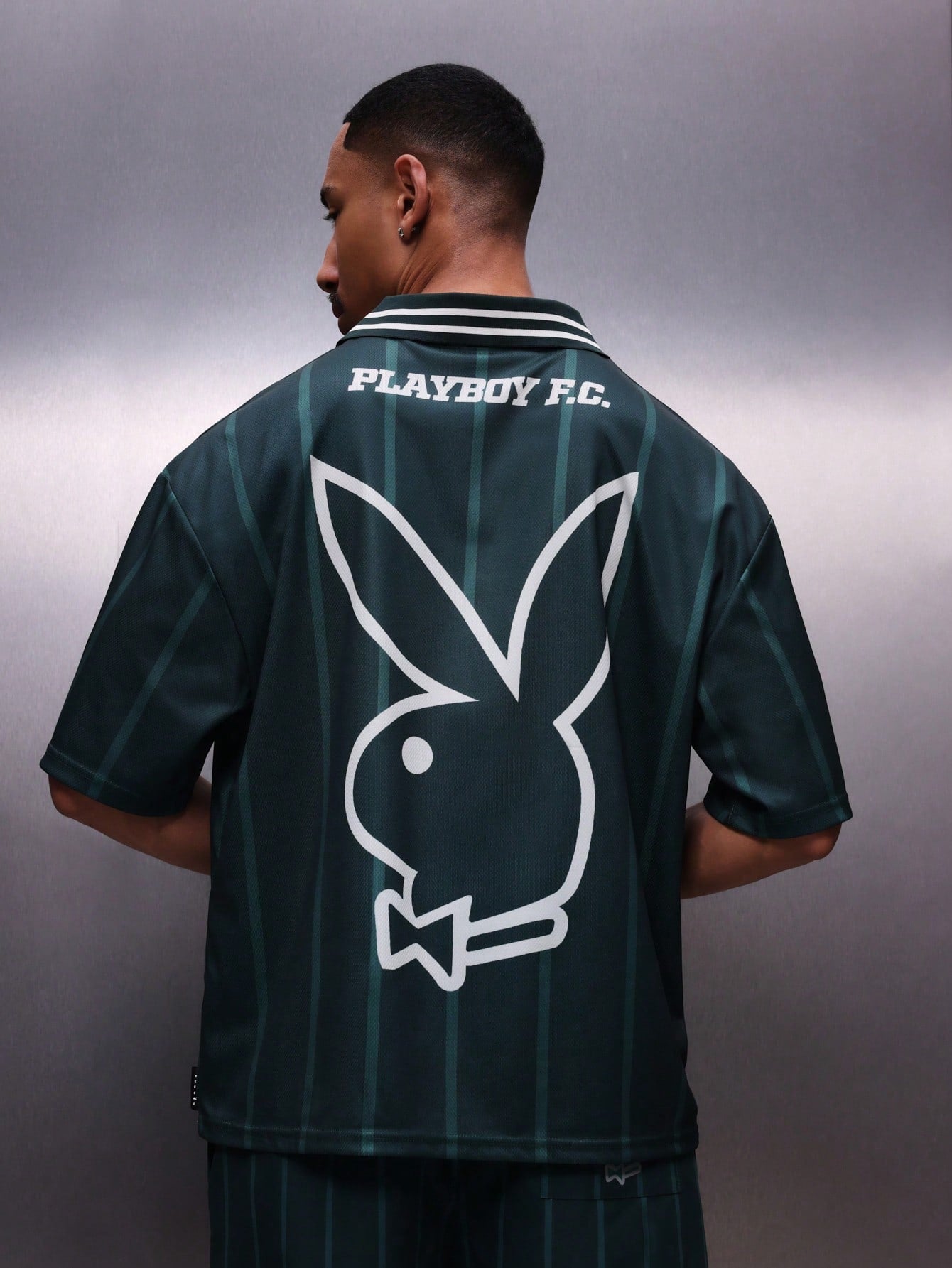 Men's BUNNY Football Jersey Polo Shirt