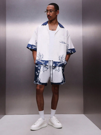 Men's Ornate Baroque Resort Shorts