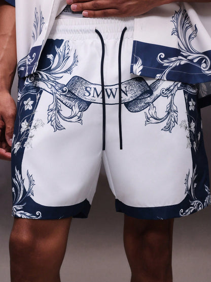 Men's Ornate Baroque Resort Shorts