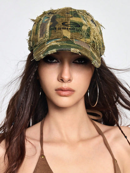 Goth Women Embroidered Hip-Hop Baseball Cap