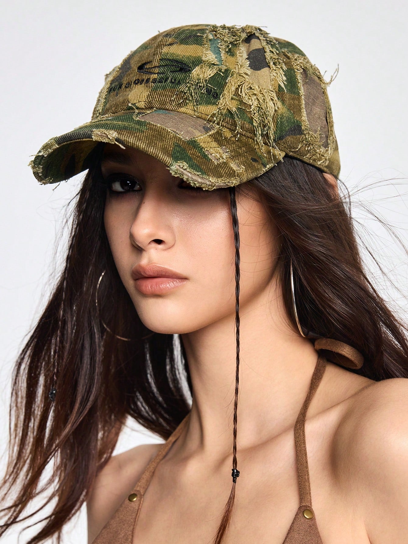 Goth Women Embroidered Hip-Hop Baseball Cap
