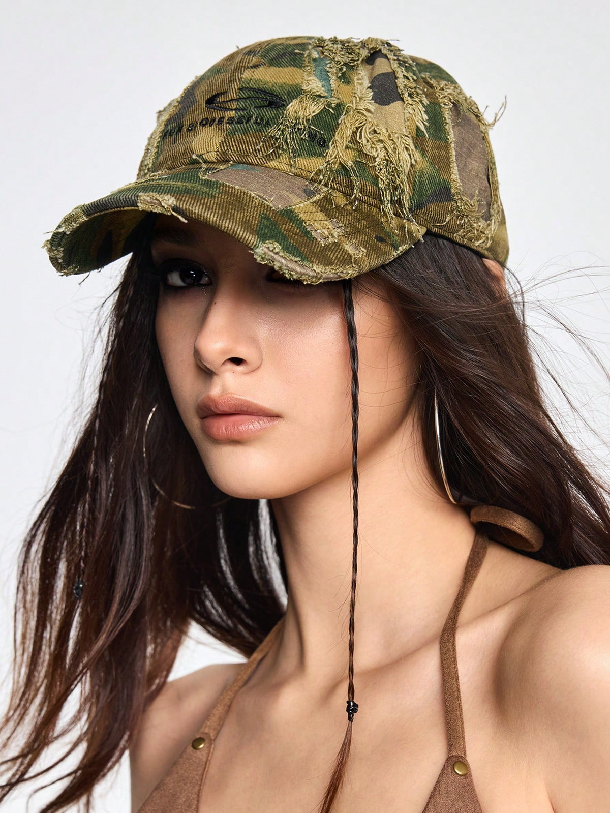 Goth Women Embroidered Hip-Hop Baseball Cap