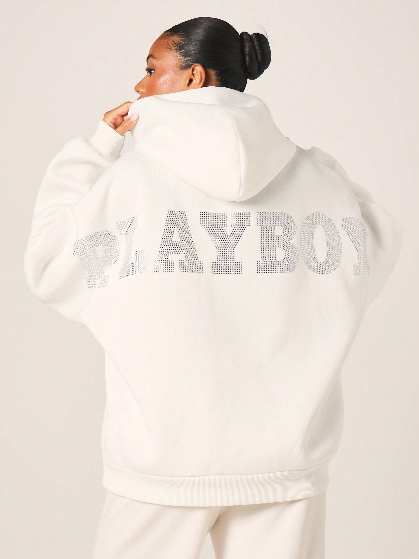 Rhinestone Bunny Hoodie