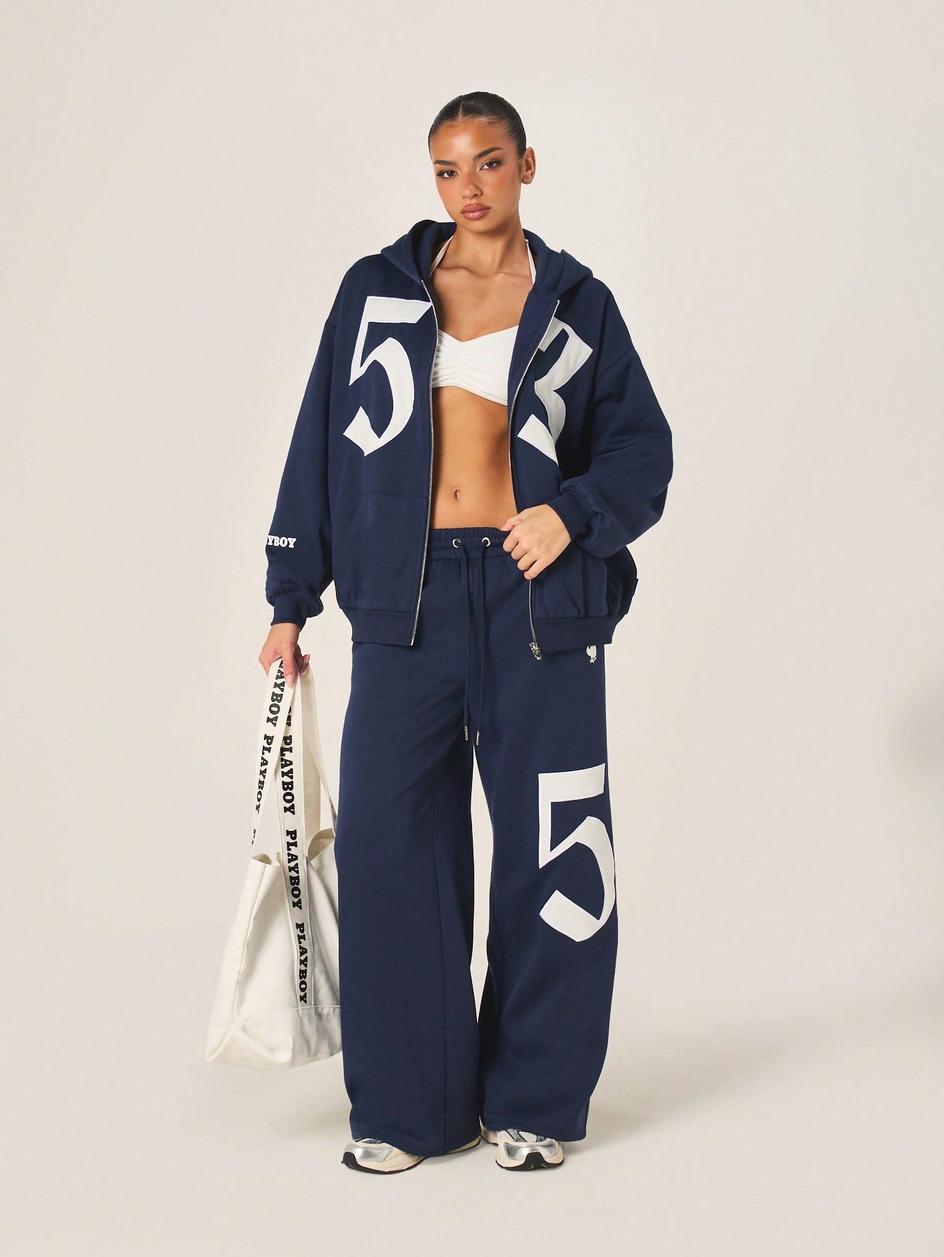 Playboy Full Zip Graphic Hoodie