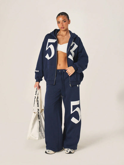 Playboy Full Zip Graphic Hoodie