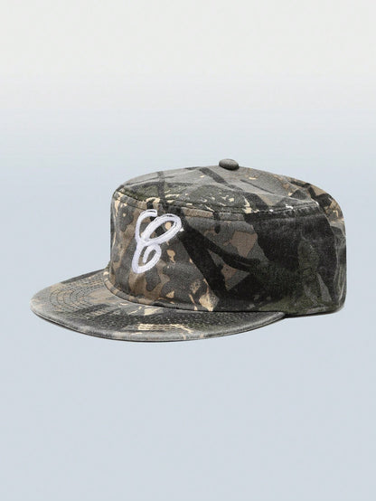 Unisex Leopard G-Letter Embroidered Baseball Cap