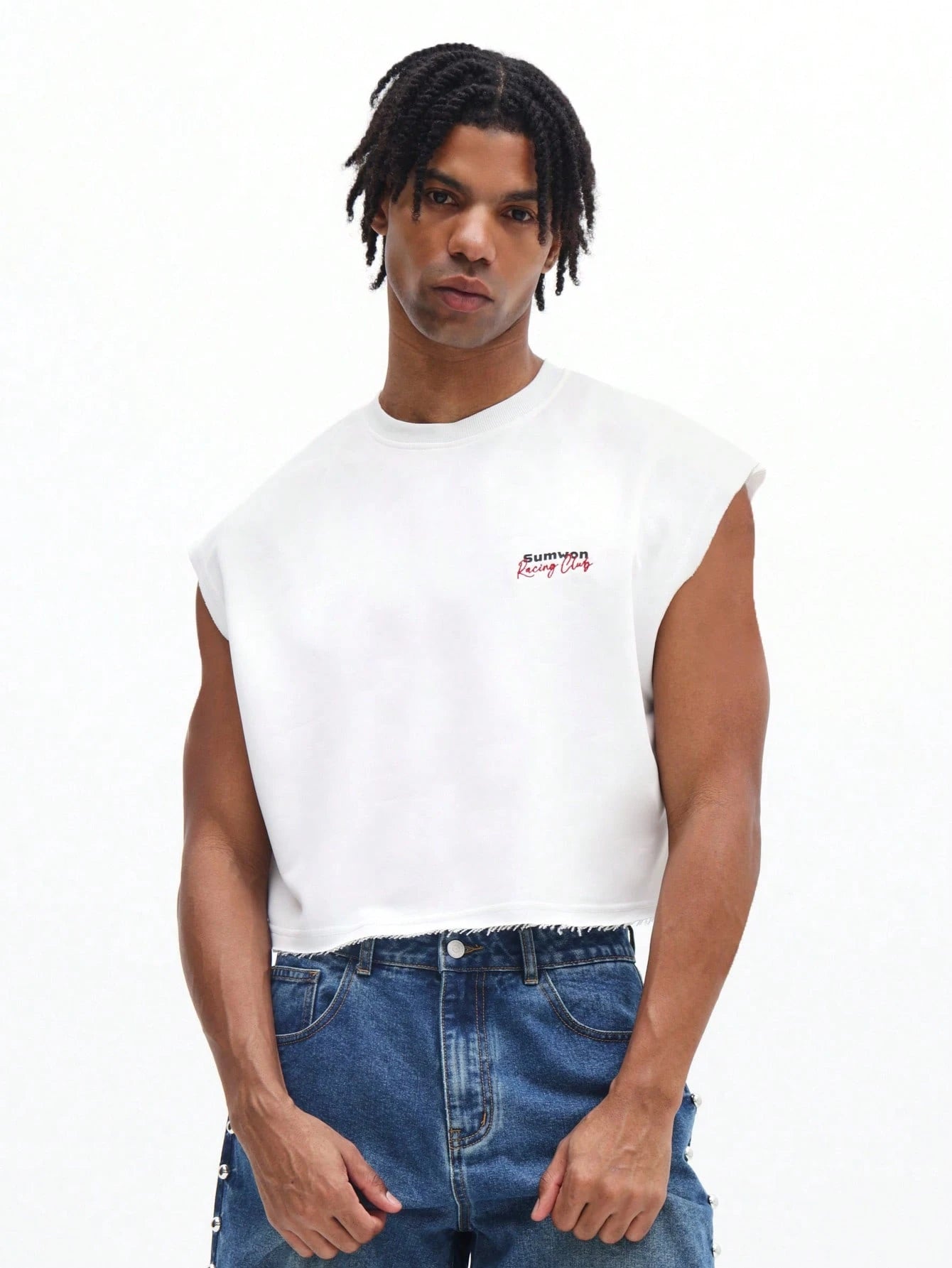 Men's Monaco Racing Graphic Crop Tank