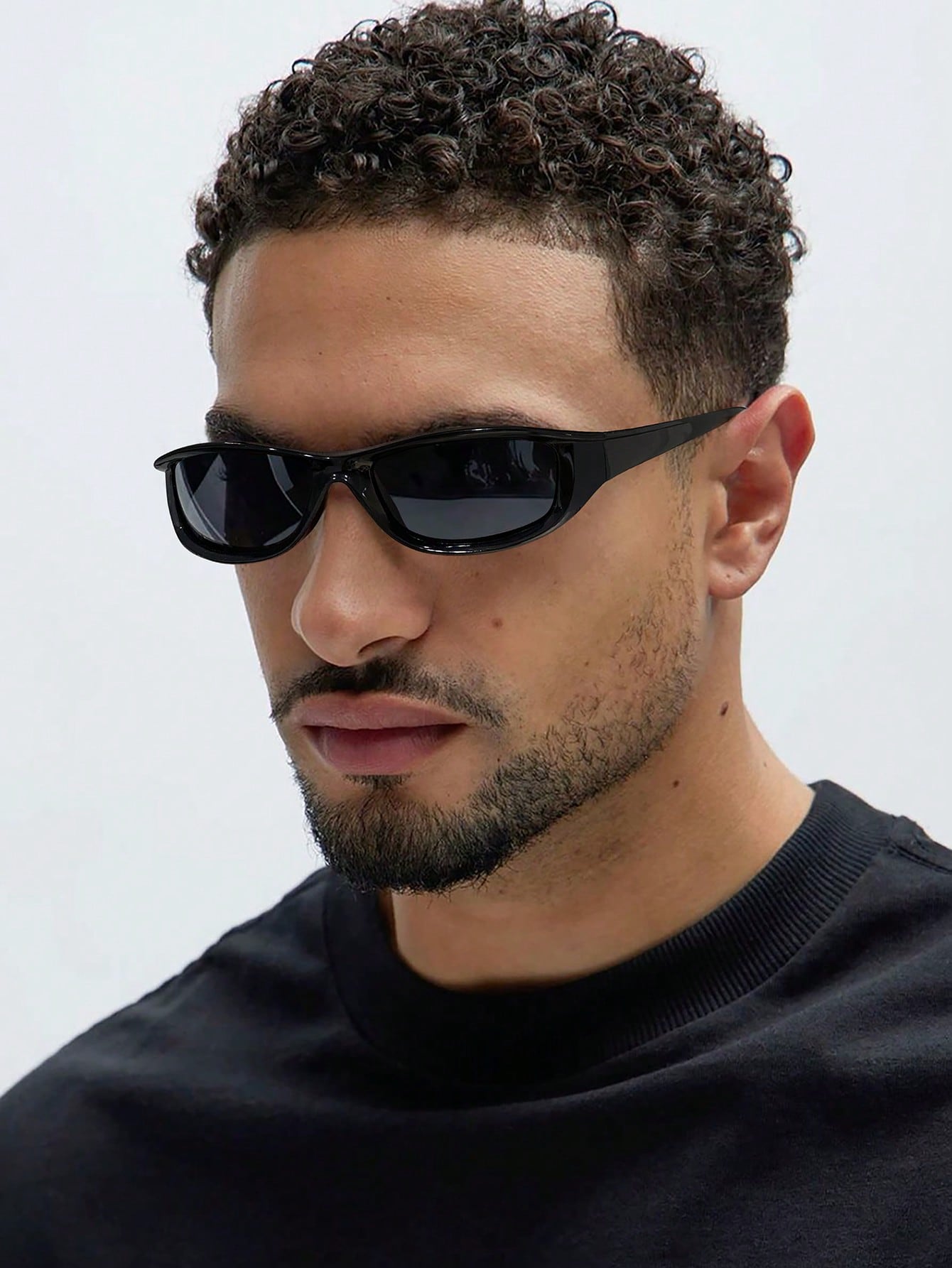 2Pk Men's Hip Hop Brown Rectangle Acrylic Fashion Frames