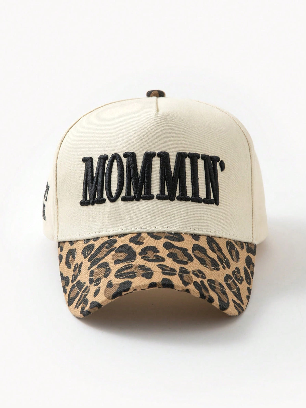 Men's Leopard Print Color Block Fashion Baseball Cap