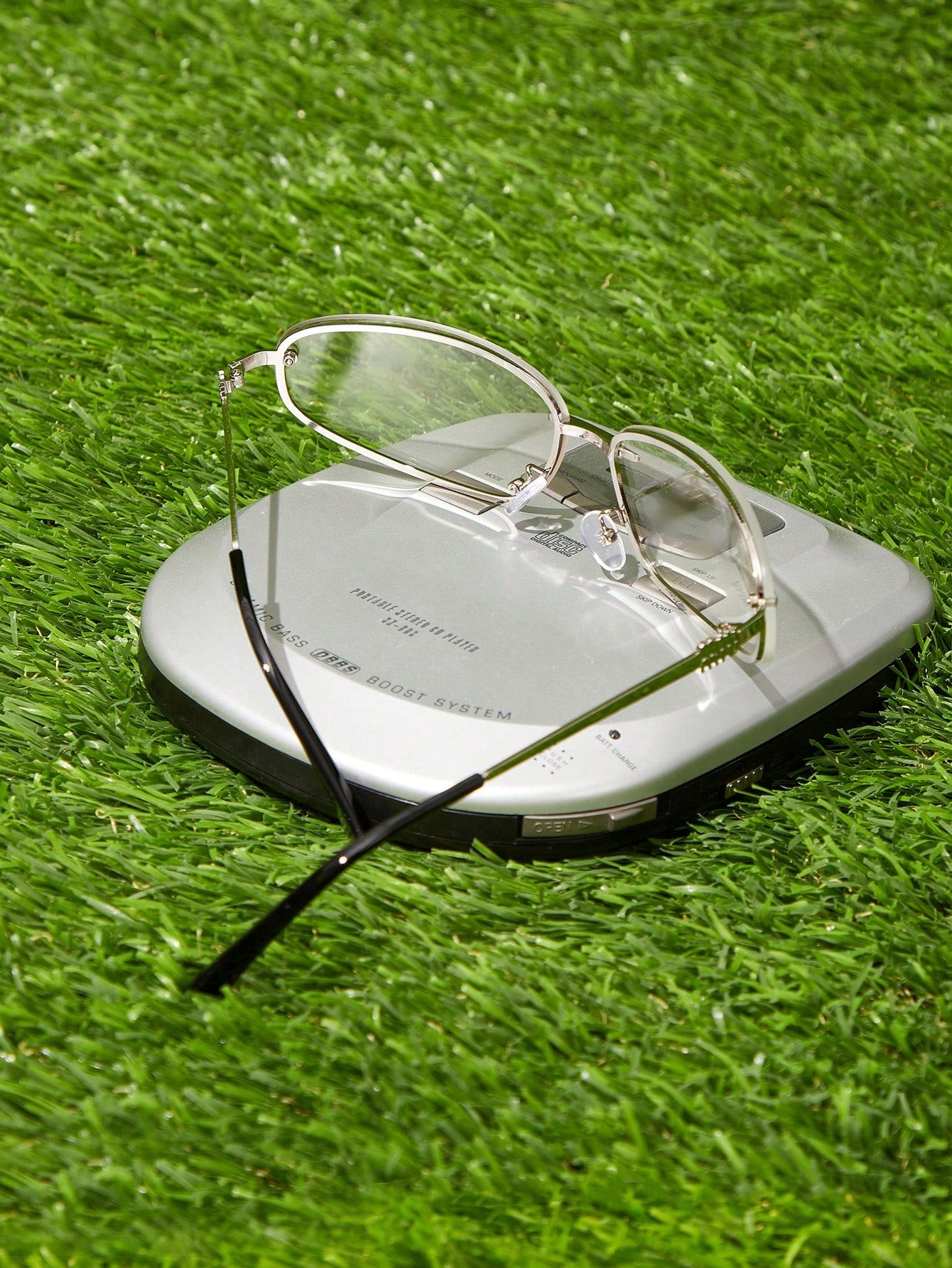 Retro Oversized Square Metal Unisex Fashion Glasses