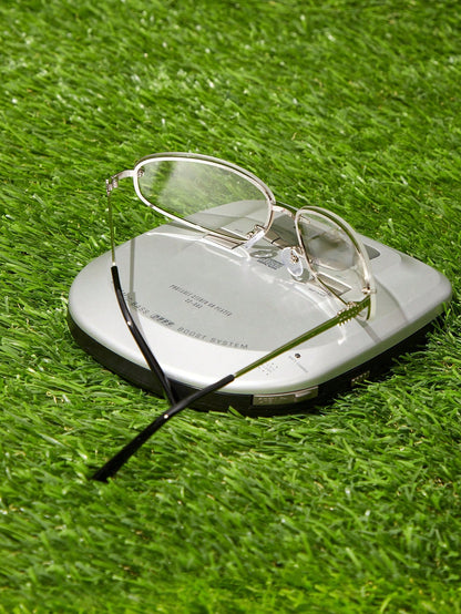 Retro Oversized Square Metal Unisex Fashion Glasses