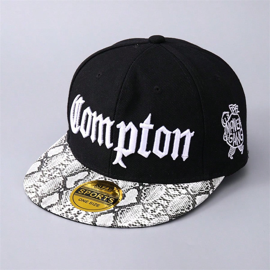 Korean Compton Hip Hop Flat Brim Camouflage Baseball Cap