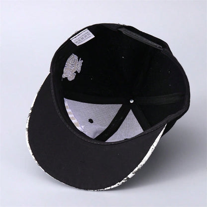 Korean Compton Hip Hop Flat Brim Camouflage Baseball Cap