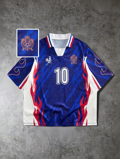 World Cup France Print Short Sleeve Tee