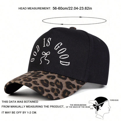God Is Good Embroidered 5-Panel Trucker Hat