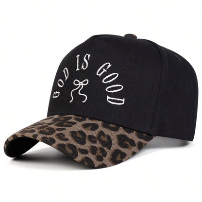 God Is Good Embroidered 5-Panel Trucker Hat