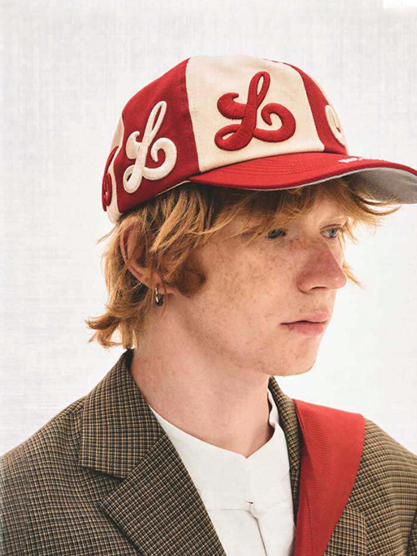 Unisex Retro Patchwork Flat Brim Streetwear Baseball Cap