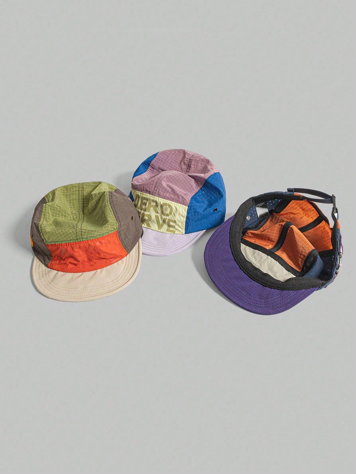Retro 5-Panel Colorblock Lightweight Baseball Cap