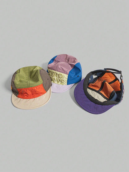 Retro 5-Panel Colorblock Lightweight Baseball Cap