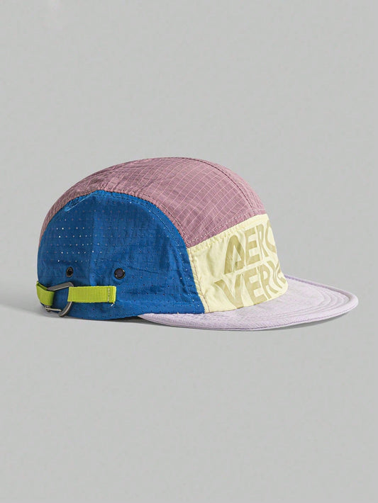 Retro 5-Panel Colorblock Lightweight Baseball Cap