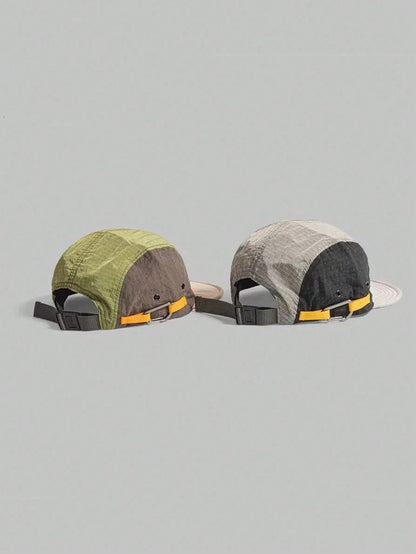 Retro 5-Panel Colorblock Lightweight Baseball Cap