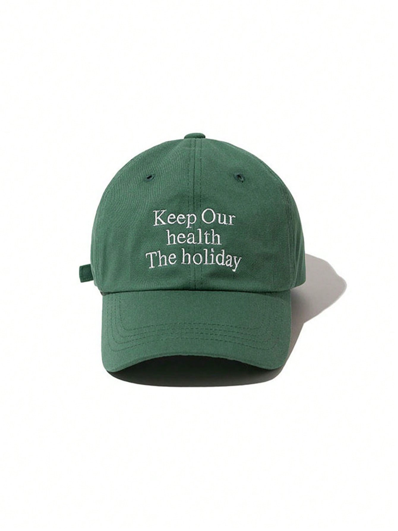 Korean Soft Top Letter Embroidered Baseball Cap