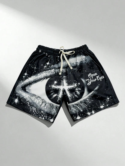 Street Life Men's Graphic Casual Shorts