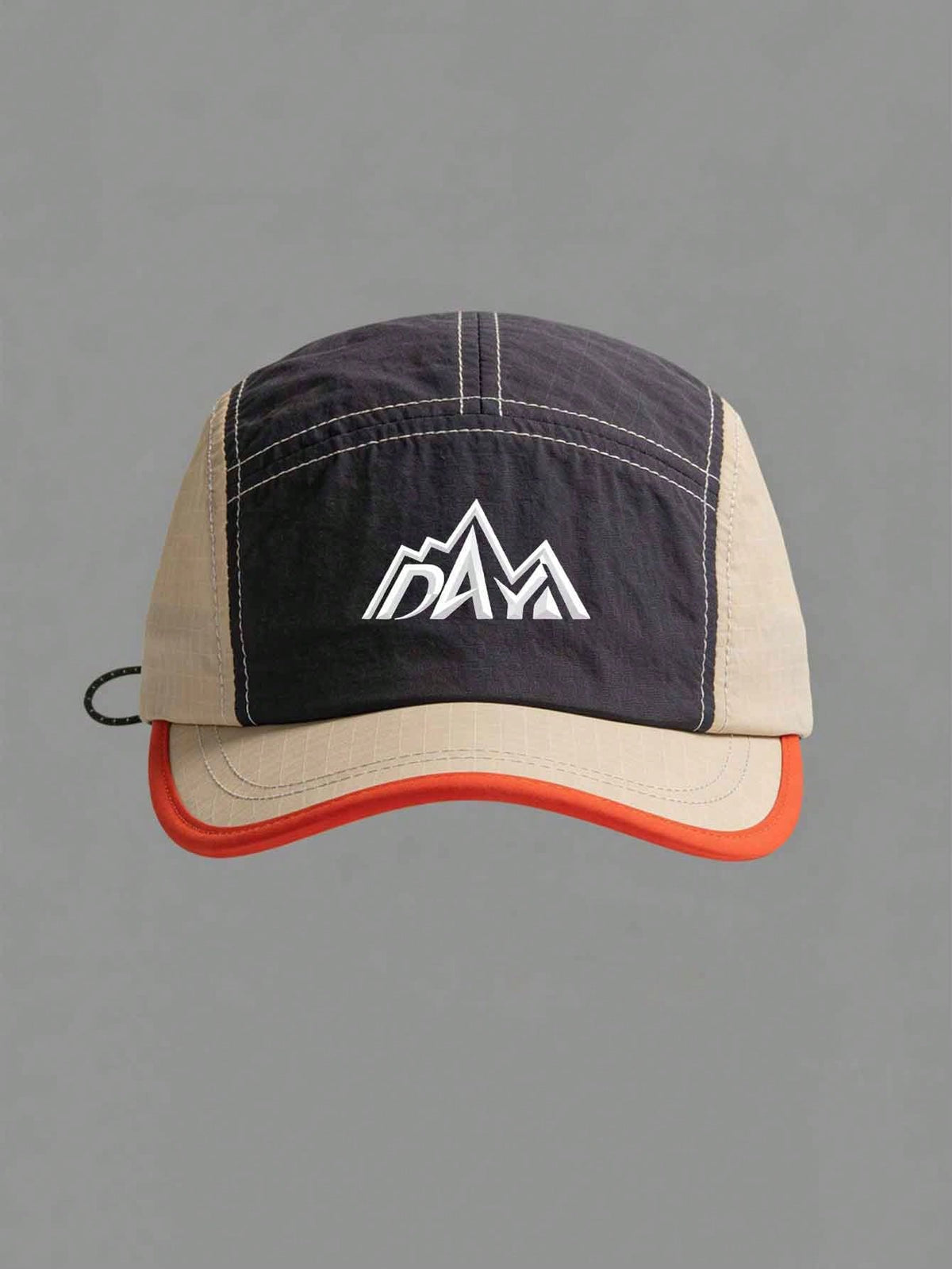 Color Block Mountain Print Breathable Baseball Cap