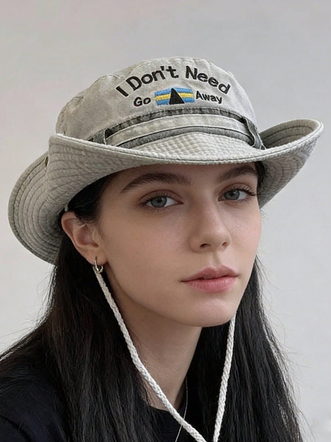 Unisex Wide Brim Sun Bucket Hat